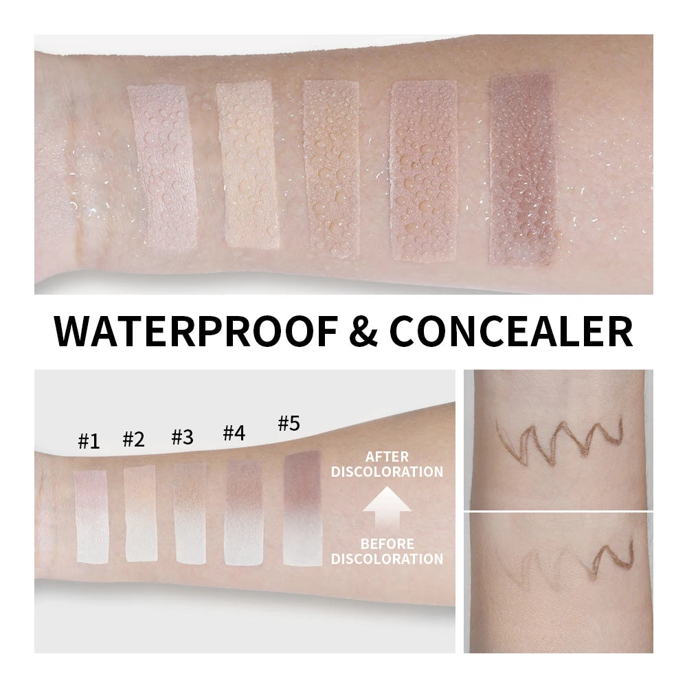 Color Changing Foundation Stick with Built In Blending Brush - 5