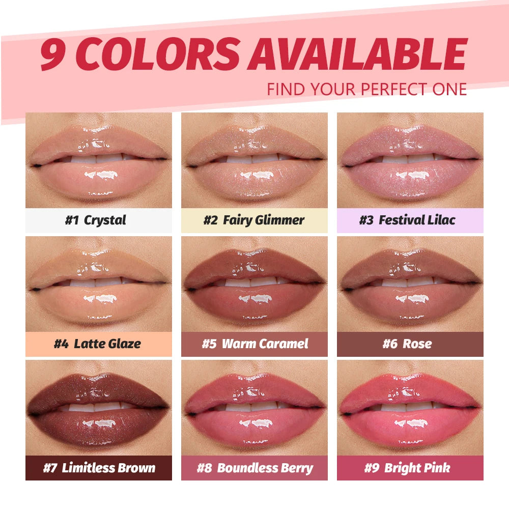 Plumping Lip Gloss with Mirror Shine Finish - 9