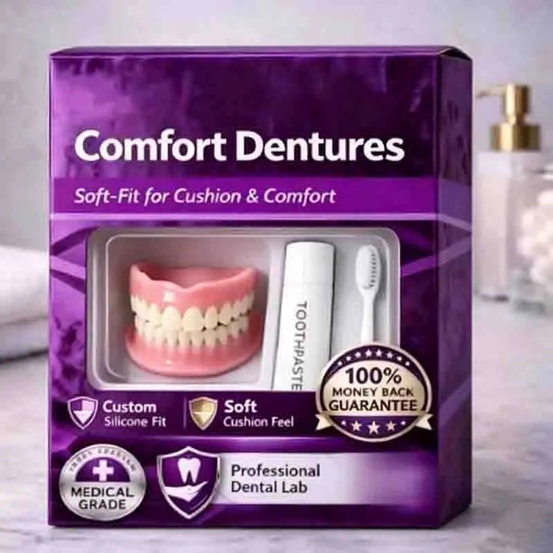 Silicone Denture Set for Soft Comfort Fit