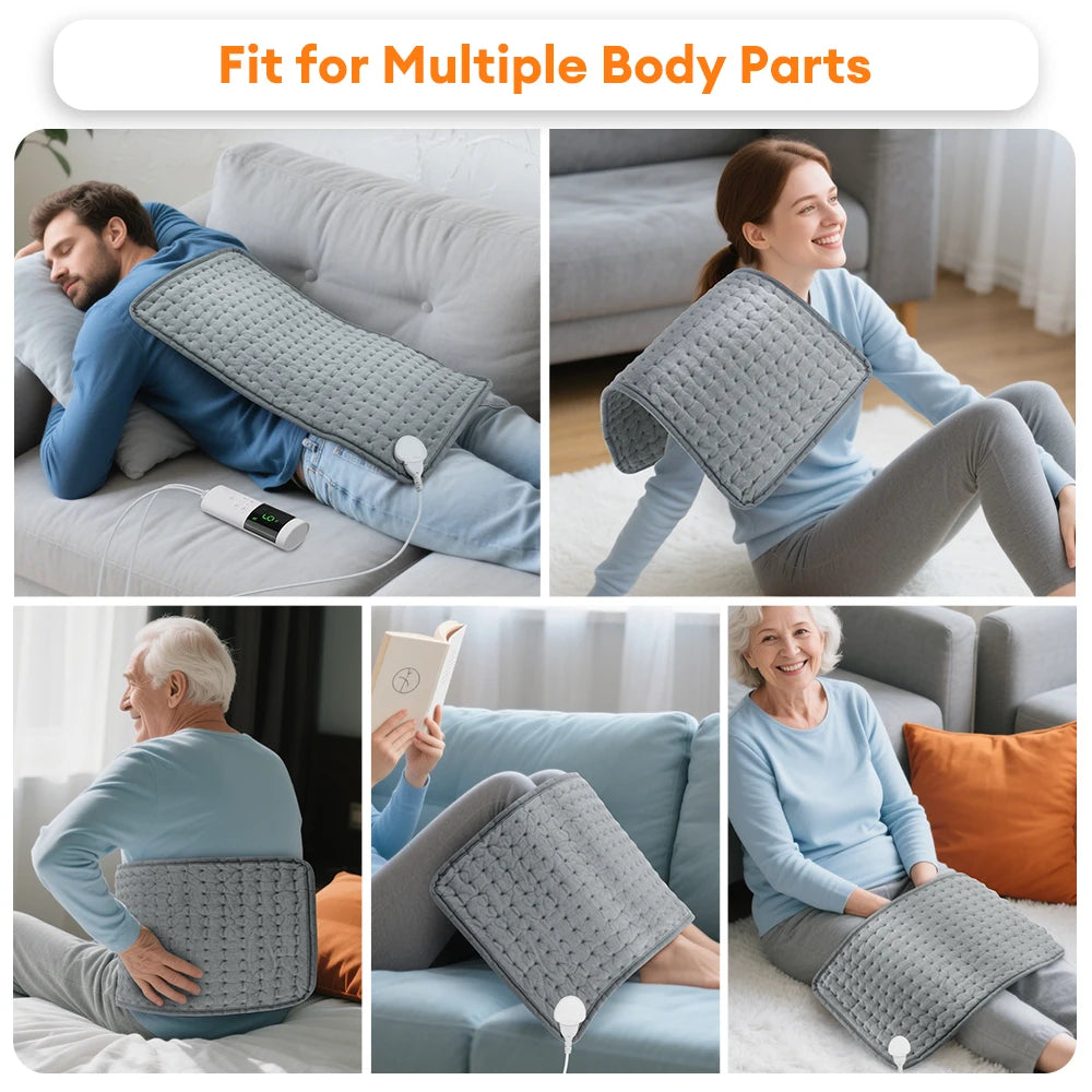 Electric Heating Pad with 9 Temperature Settings - 9