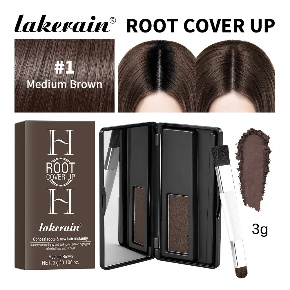 Hairline Shadow Powder for Natural Root and Gray Hair Coverage