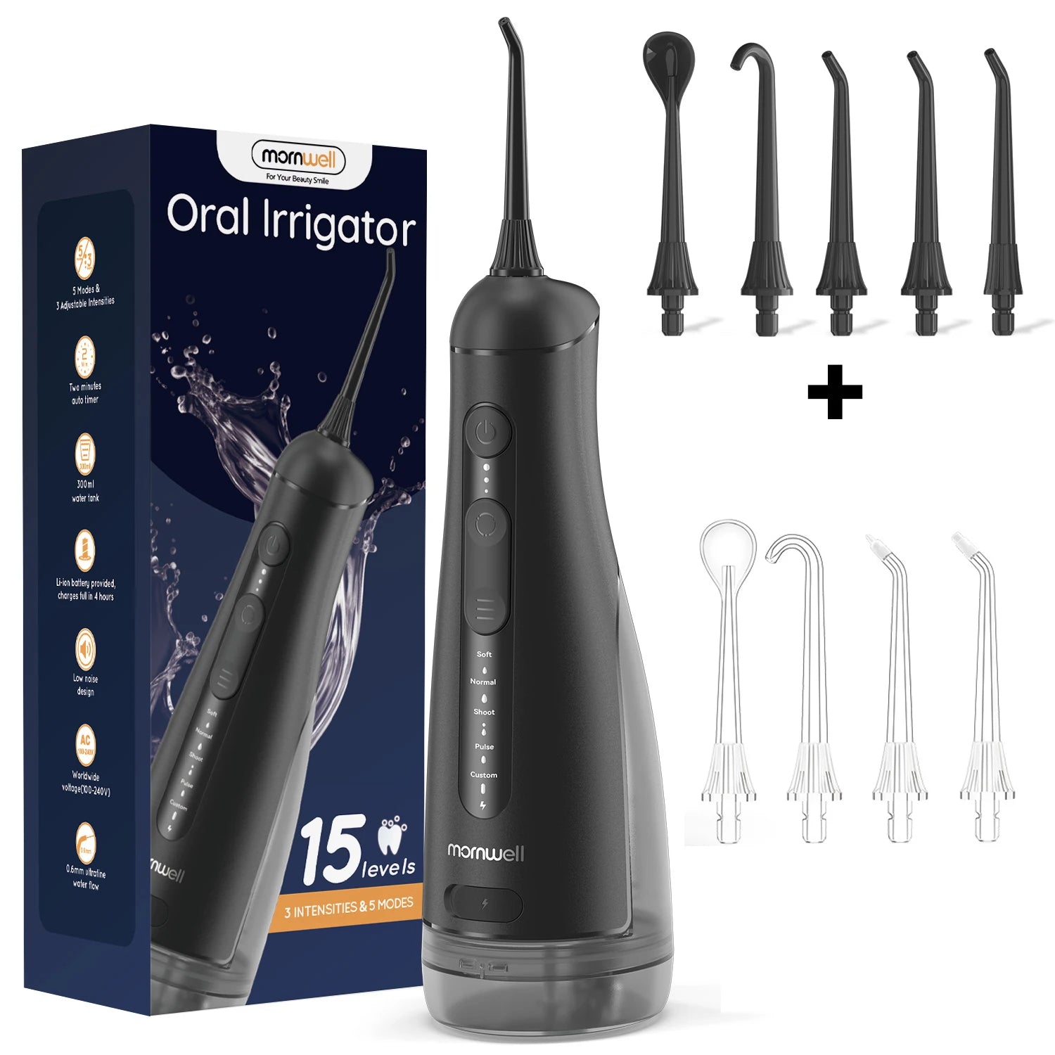 Electric Oral Irrigator with Multiple Cleaning Modes - 22