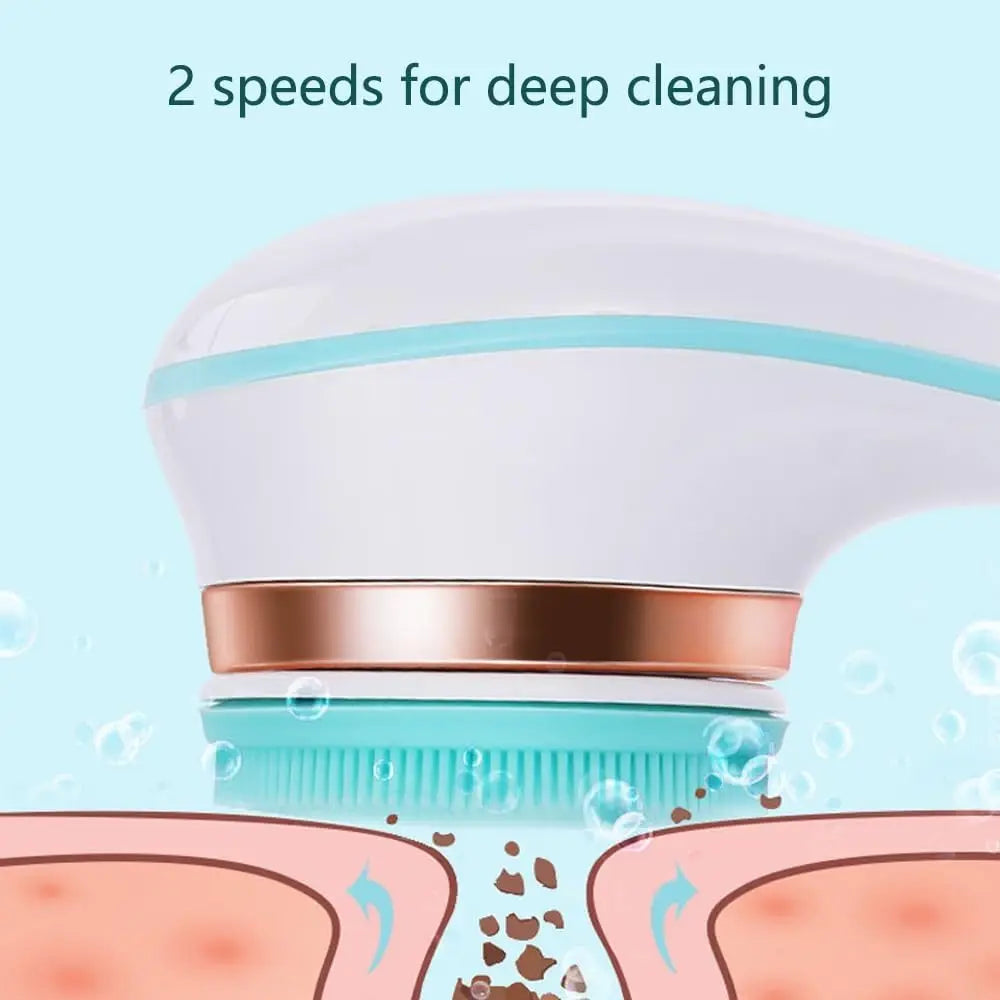 Electric Bath Brush with Rotating Spin Head