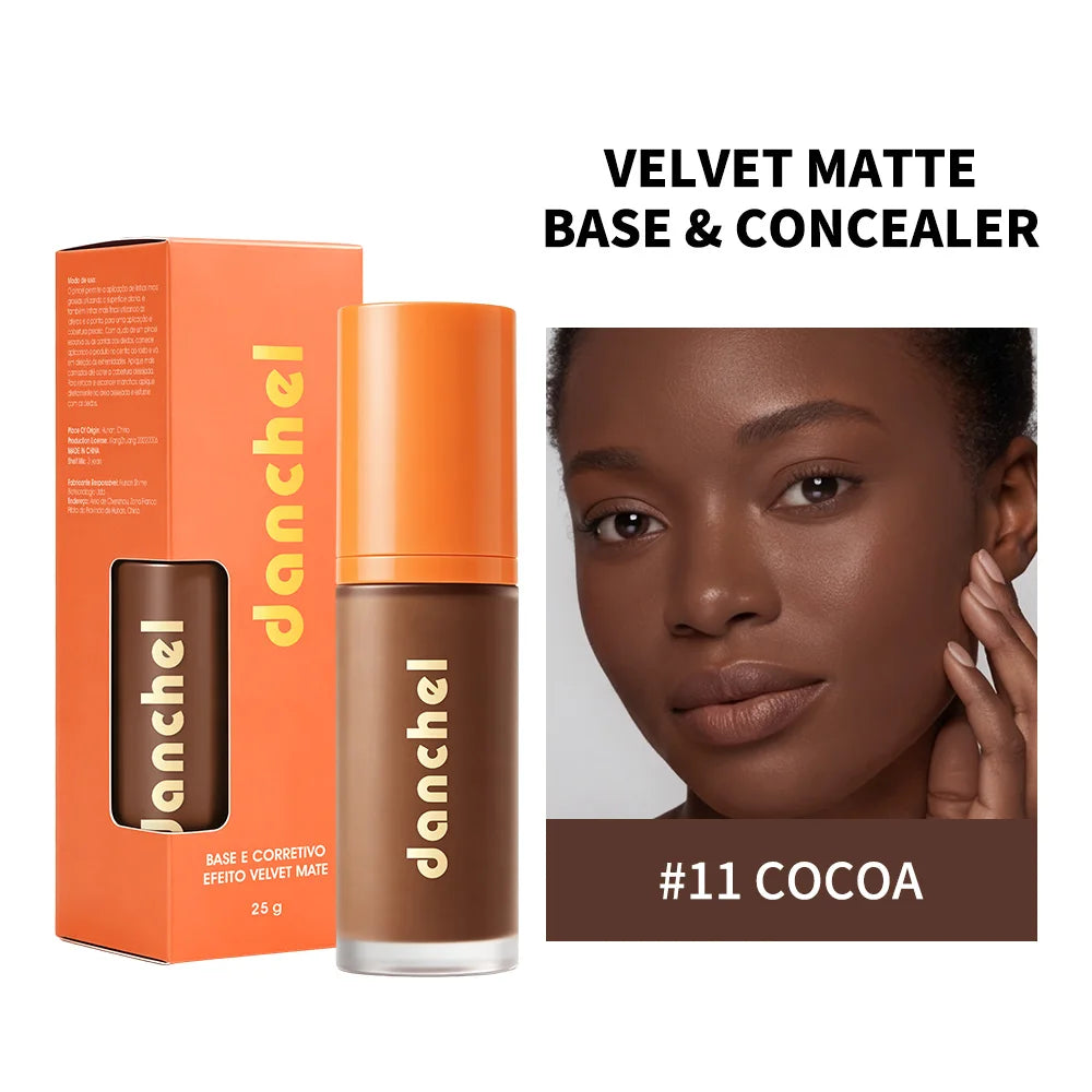 Liquid Foundation and Concealer Velvet Matte Finish - 23