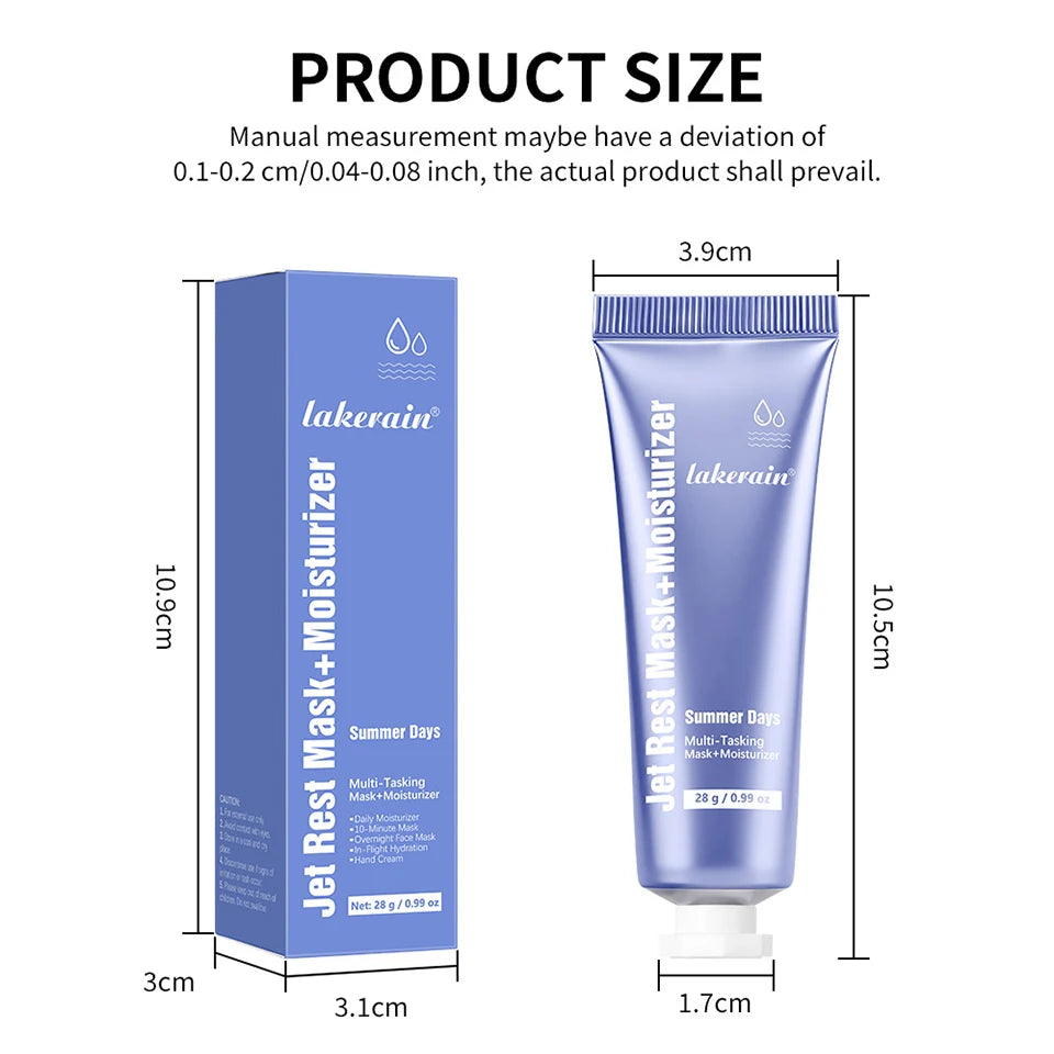 Jet Rest Face Mask and Daily Moisturizer for Deep Hydration - 15