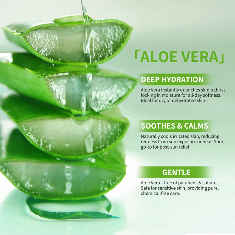 Aloe Vera Face Gel for Deep Skin Hydration - 14