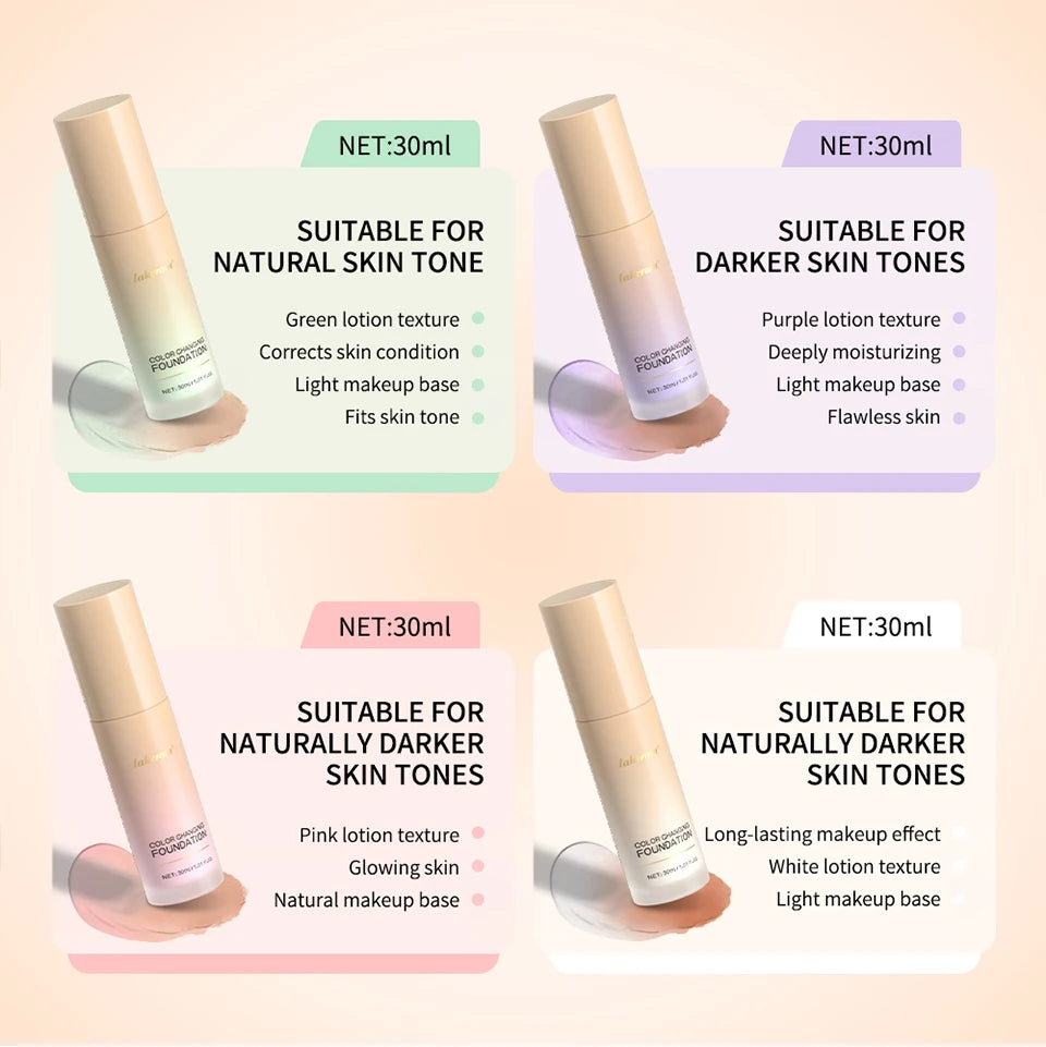 Color Changing Liquid Foundation for Radiant Skin - 14