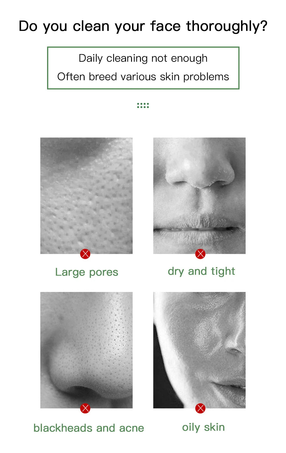 Green Tea Cleansing Face Mask Stick for Deep Oil Control