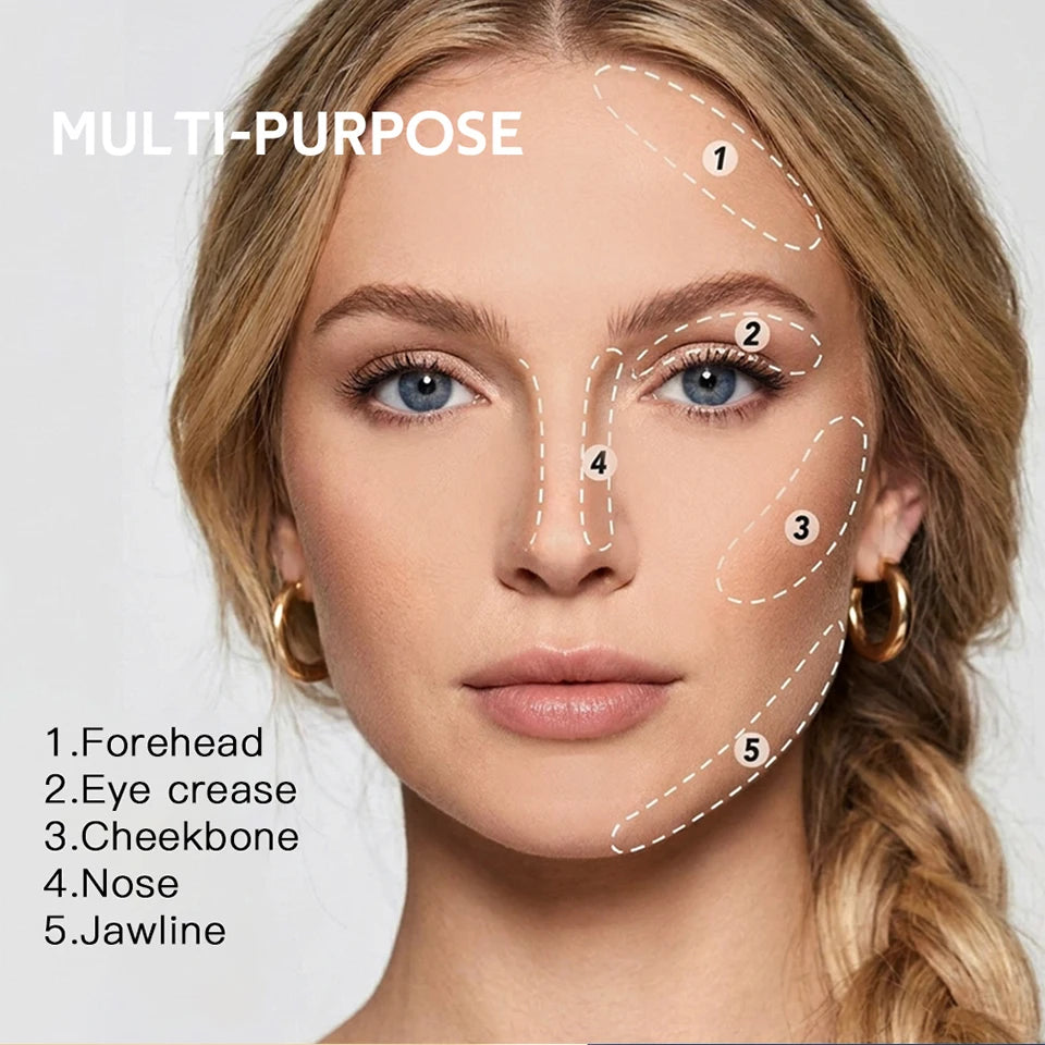 Matte Bronze Compact Powder for Flawless Buildable Coverage
