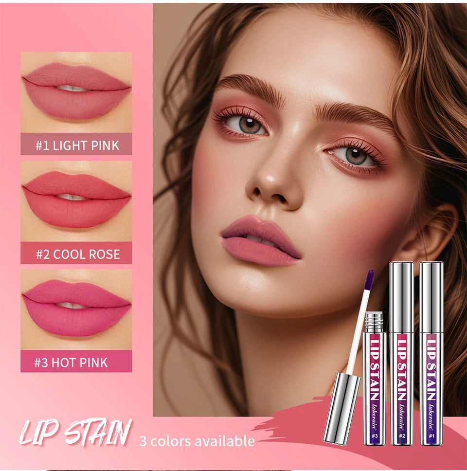 Peel Off Lip Stain Set Waterproof Long Lasting