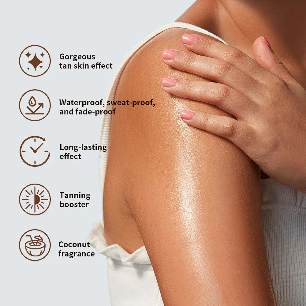 Amazing Brown Tanning Lotion for a Deep Natural Bronze Glow