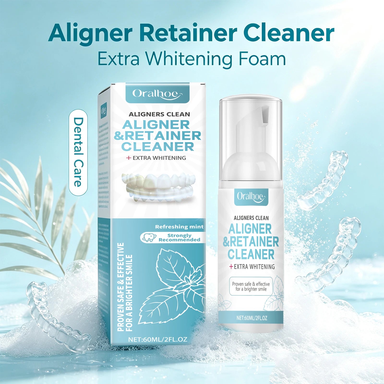 Aligner and Retainer Cleaner Foam for Daily Dental Hygiene - 6
