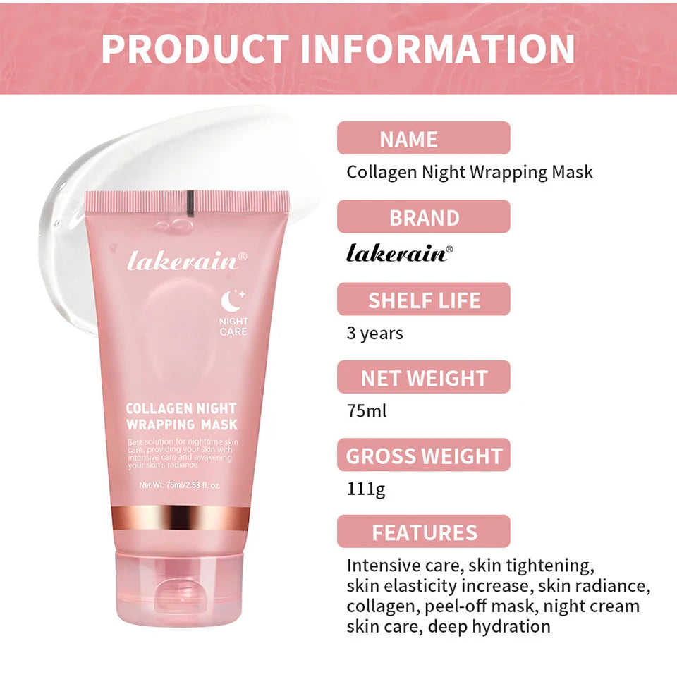 Collagen Night Wrapping Mask for Deep Hydration - 15
