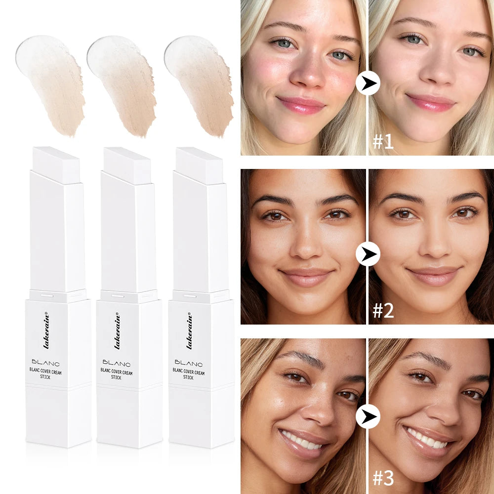 Blanc Cover Cream Foundation Stick with Built-in Brush - 2