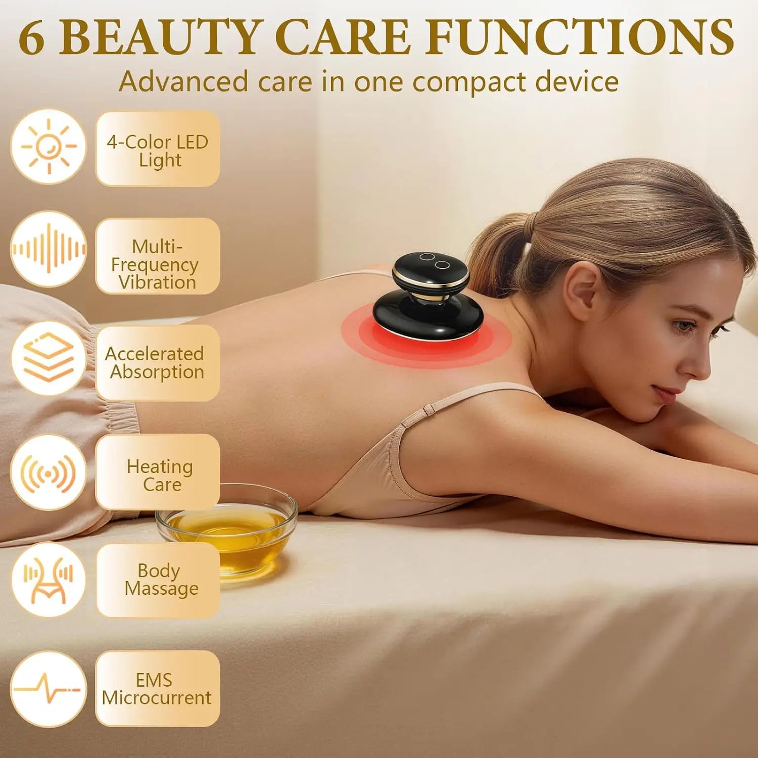 Multifunctional Body Sculpting Device with LED Photon Therapy - 8