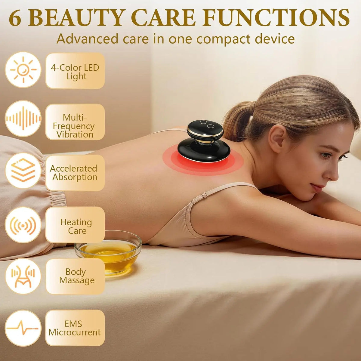 Multifunctional Body Sculpting Device with LED Photon Therapy