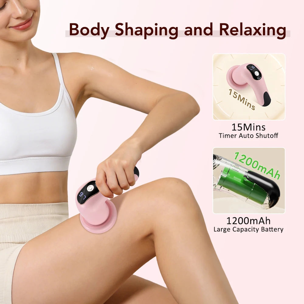 Electric Body Massager with 5 Interchangeable Heads